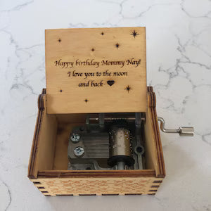Custom Engraving Music Box