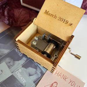 Custom Engraving Music Box