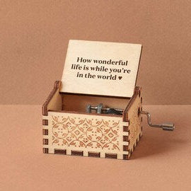 Custom Engraving Music Box
